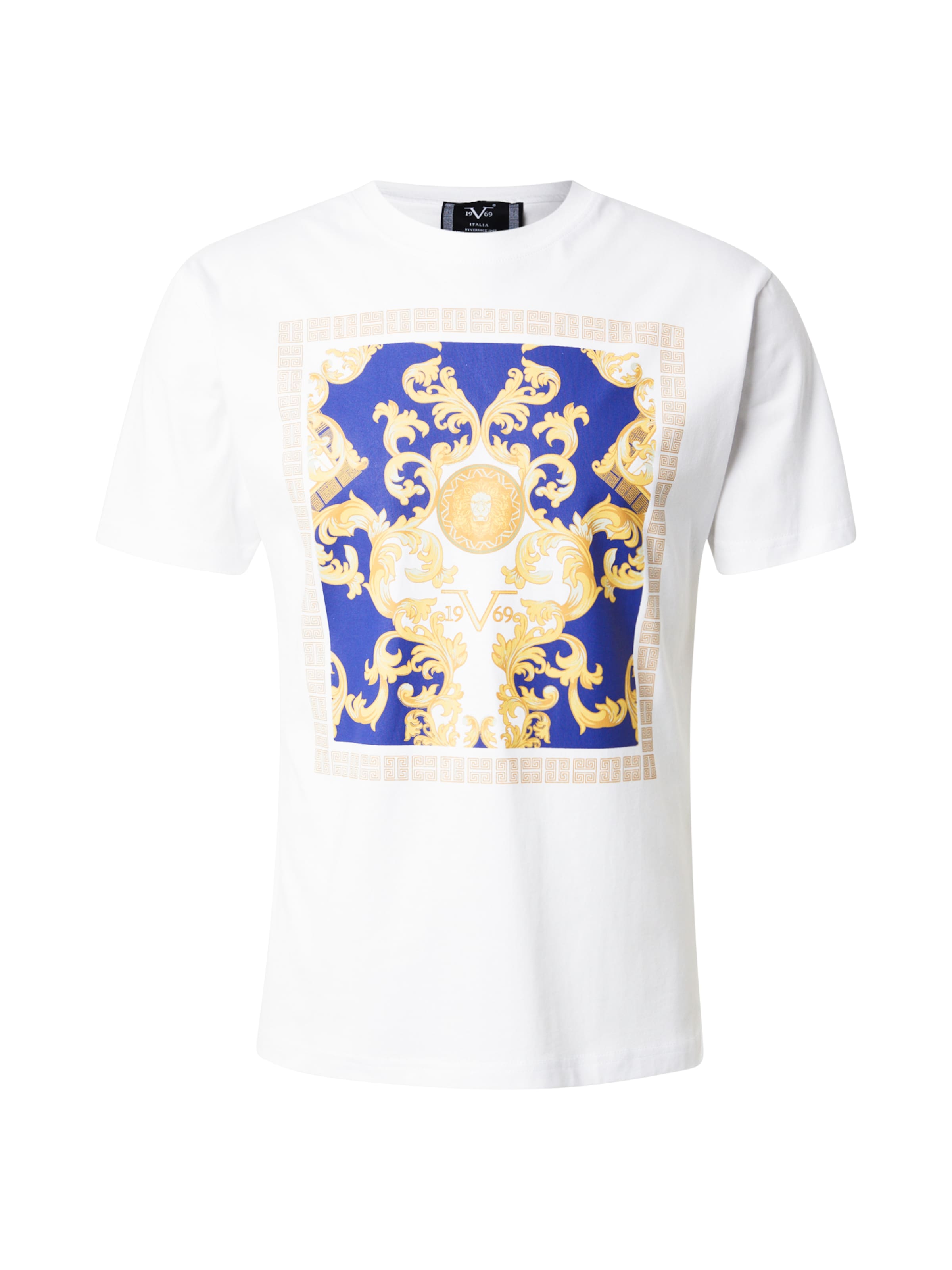 19V69 ITALIA - Camiseta 'Rafael' en blanco: frente