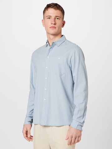 BLEND - Ajuste regular Camisa en azul: frente