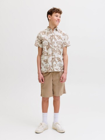 Jack & Jones Junior Comfort fit Button Up Shirt in White