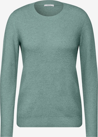 CECIL Pullover in Grün: Vorderseite