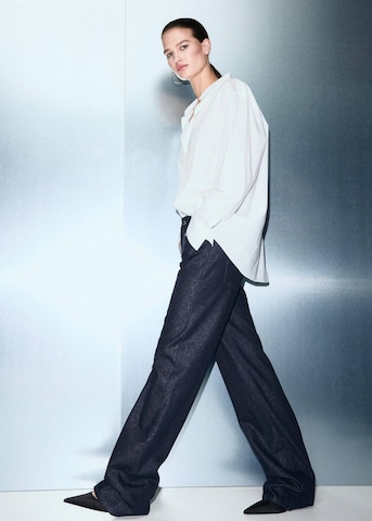 MANGO Regular Jeans 'Carrie' in Blau