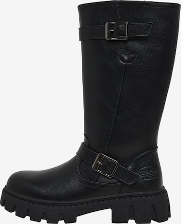 Dockers by Gerli Boots in Schwarz: Vorderseite