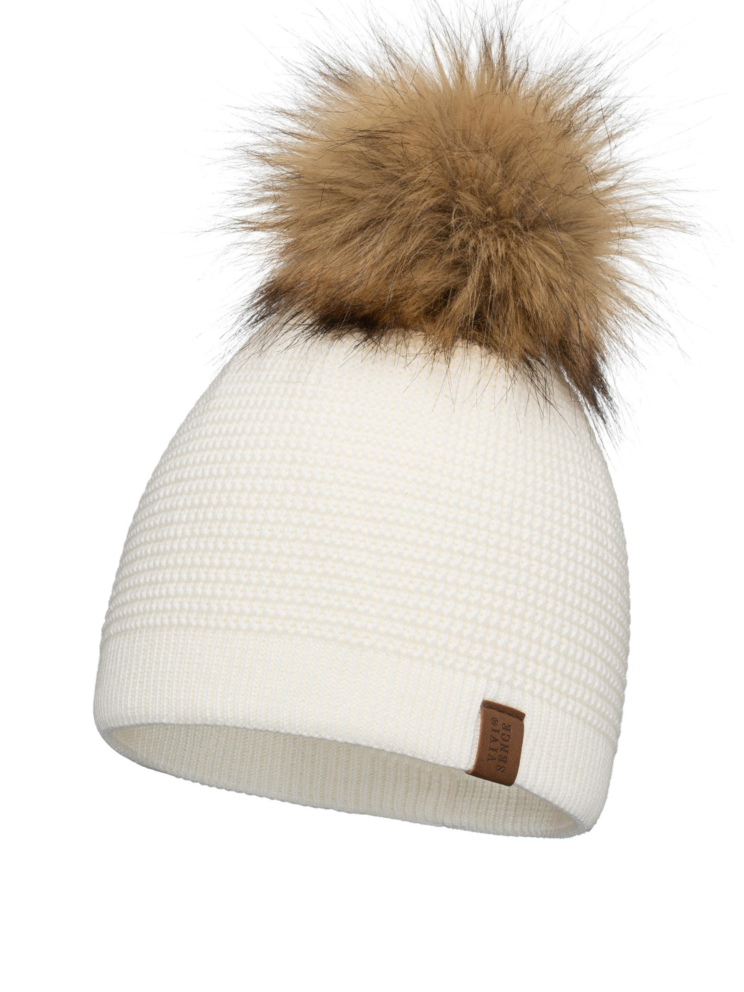 Bonnet '7041' Vivisence en beige : devant