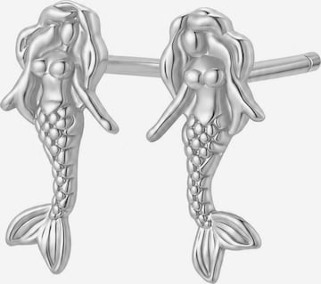 Hey Happiness Oorbellen 'Mermaid' in Zilver: voorkant