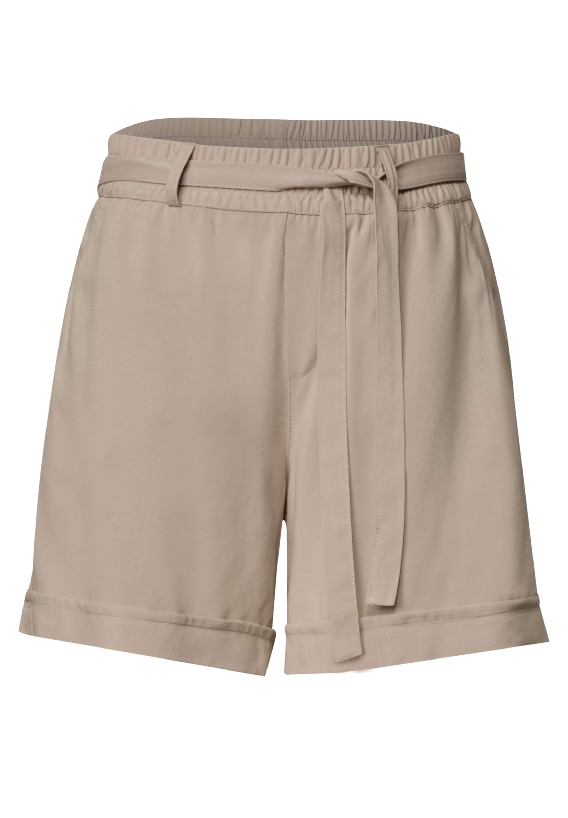 STREET ONE Loose fit Pants in Beige: front
