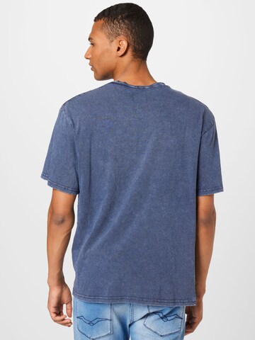 Redefined Rebel T-Shirt  'Peyton' in Blau