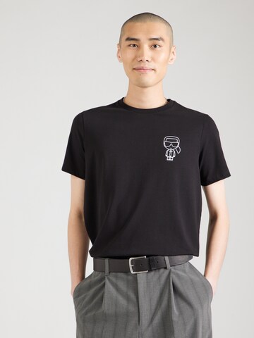 Maglietta di Karl Lagerfeld in nero: frontale