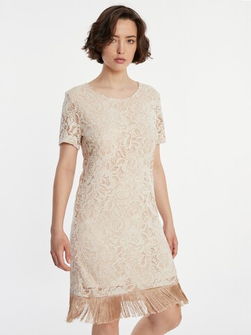 Ana Alcazar Dress 'Zakary' in Beige: front