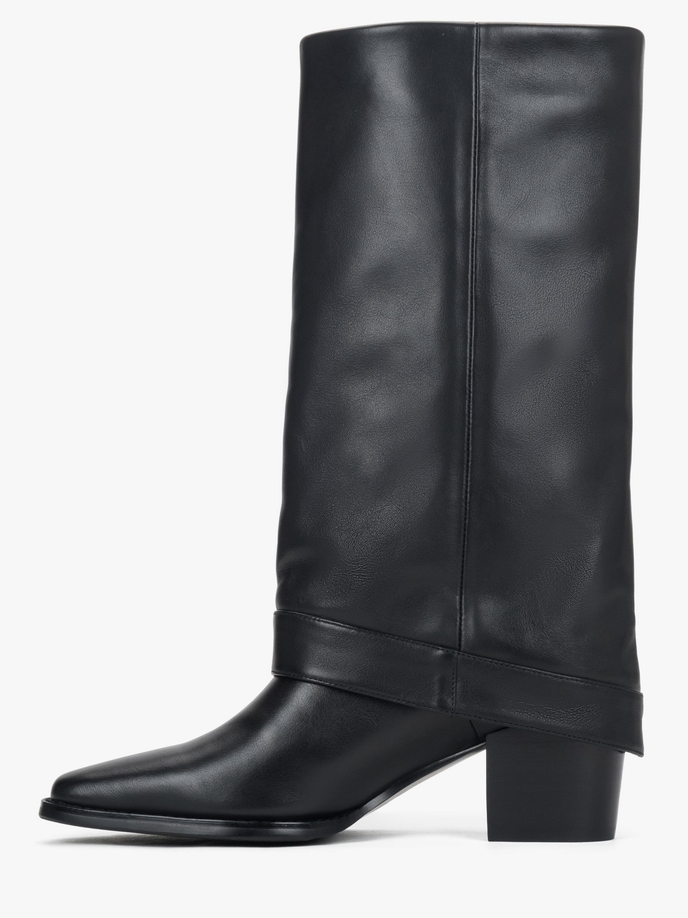 Estro - Botas camperas '25106-1215' en negro: frente