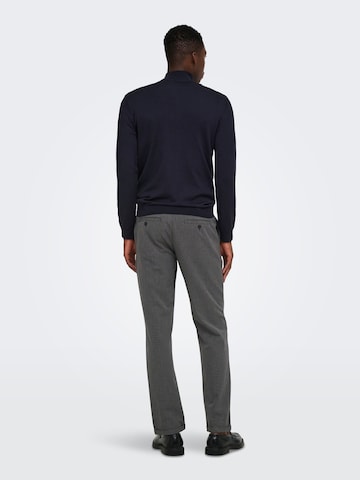 Only & Sons - regular Pantalón chino 'ONSWeft' en gris