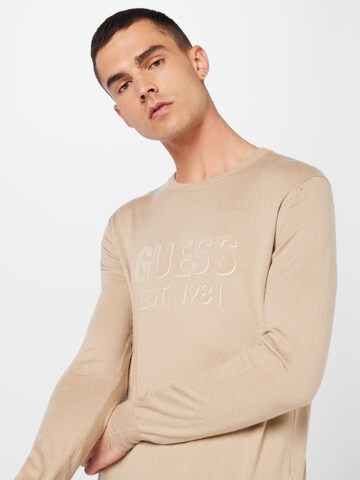 Pull-over 'Gil' GUESS en beige