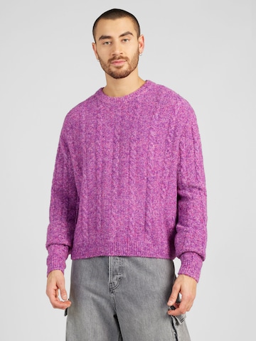 WEEKDAY Pullover 'Jesper' i pink: forside