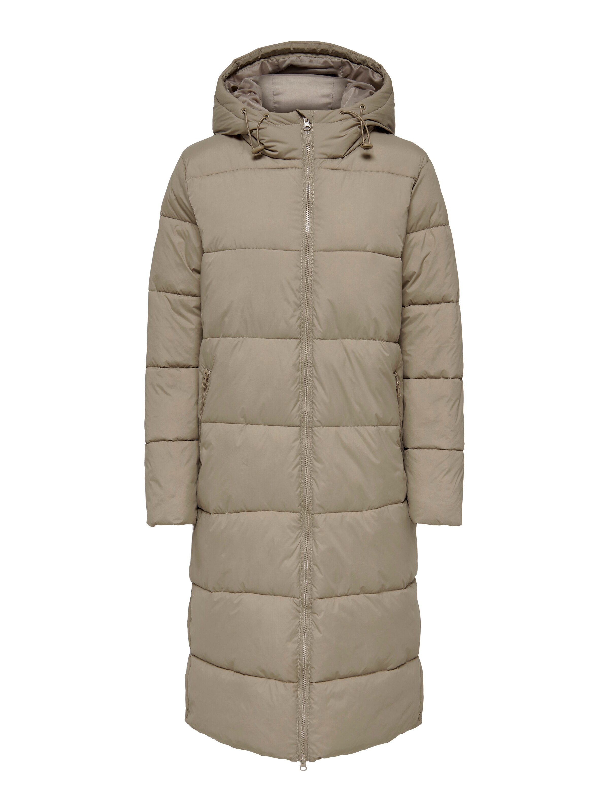 ONLY Wintermantel in Beige: voorkant