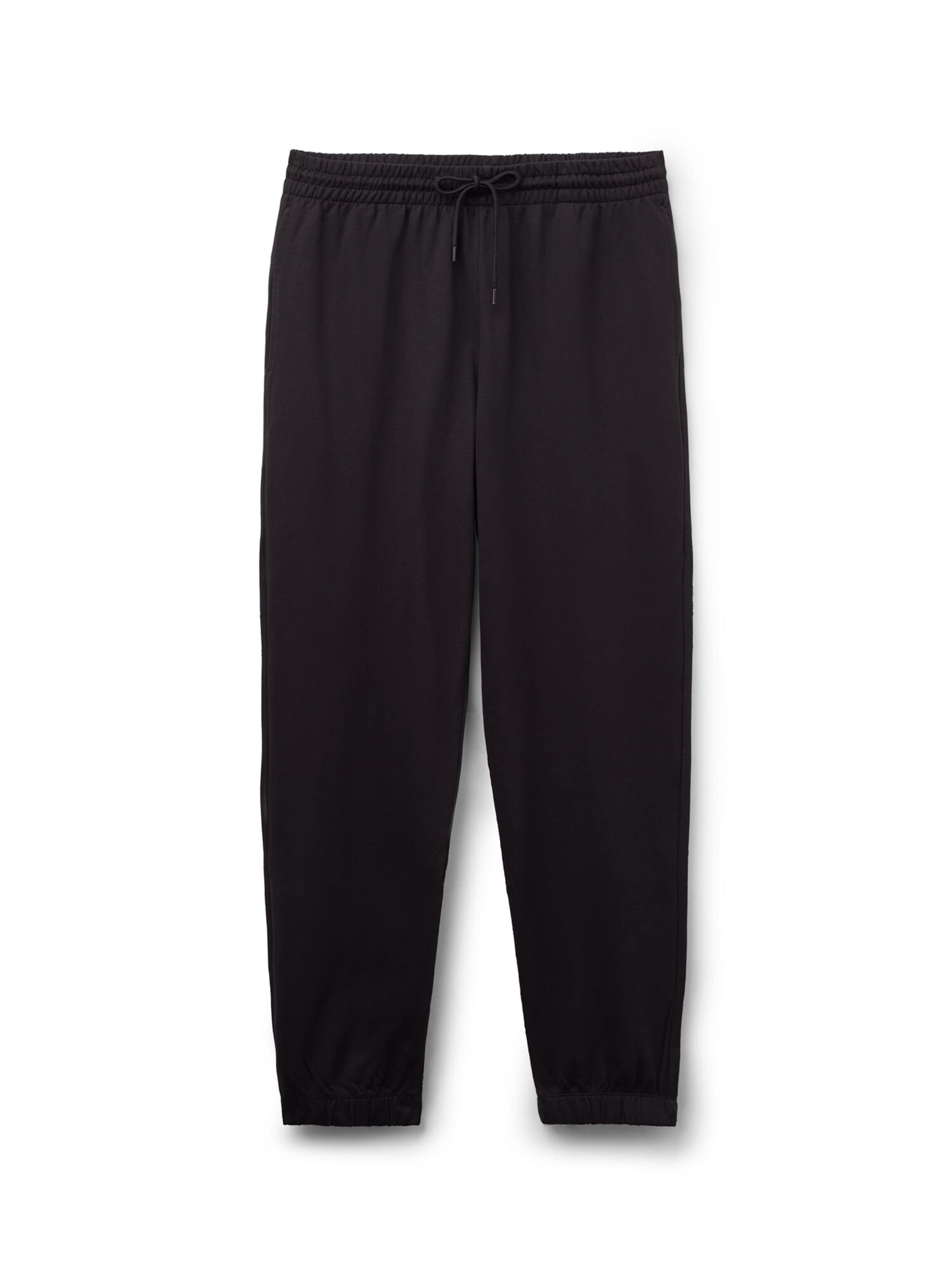 Tezenis Tapered Pants in Black: front
