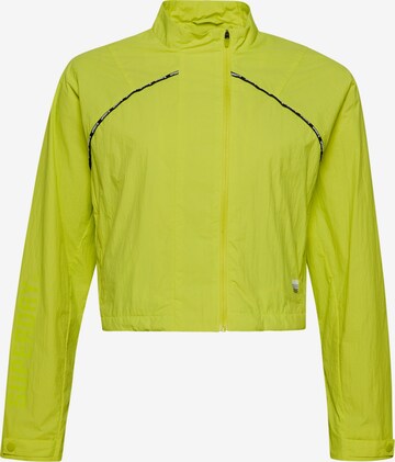 Veste de sport Superdry en jaune : devant