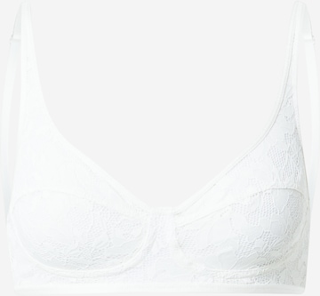 hunkemöller x NA-KD Bralette Bra 'Elle' in White: front