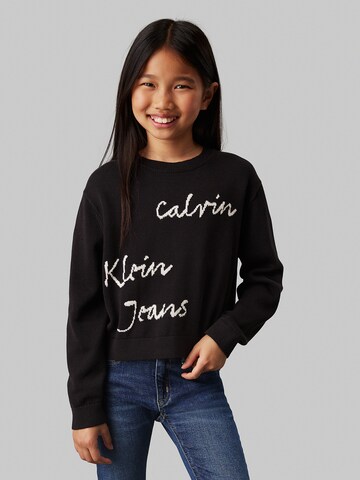 Calvin Klein Jeans Pullover in Schwarz: Vorderseite