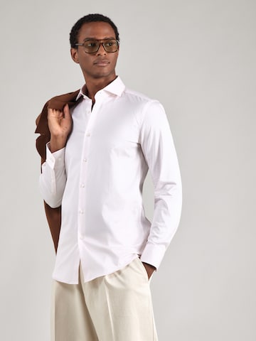 Slim fit Camicia 'HANK' di BOSS in rosa: frontale