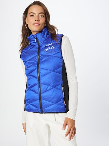 Soccx Bodywarmer 'Free Yourself' in Blauw: voorkant