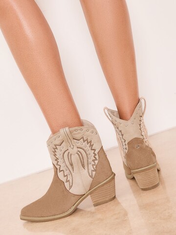 Bottes de cowboy Lipsy en beige