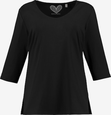 Ulla Popken Shirt in Schwarz: predná strana