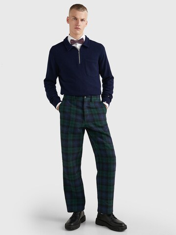 TOMMY HILFIGER Regular Chinohose 'Murray Black Watch Tartan ' in Blau