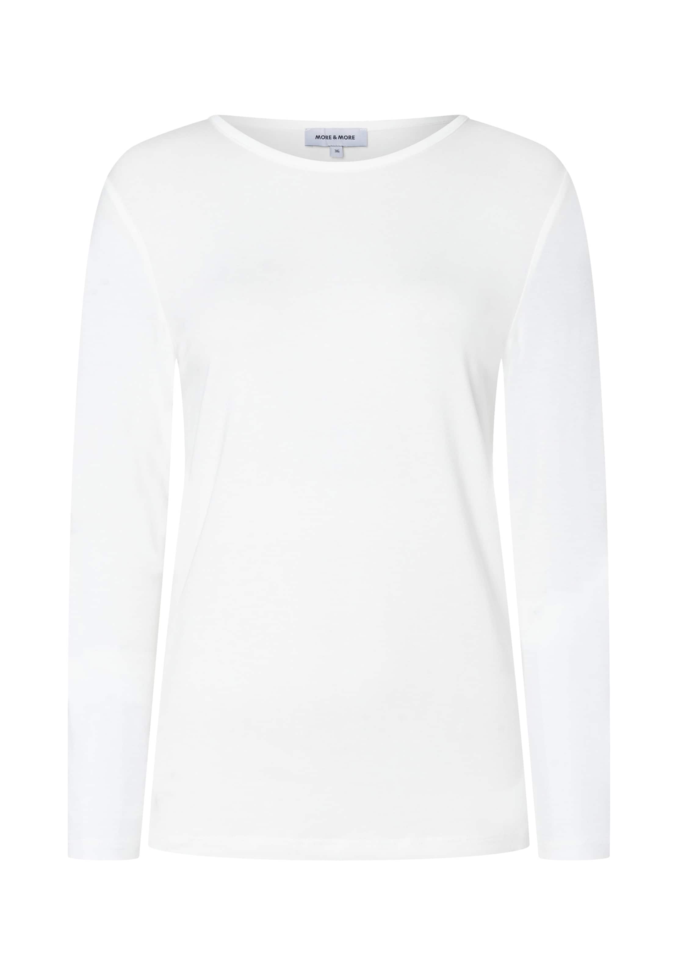MORE & MORE Tričko - Biela: predná strana