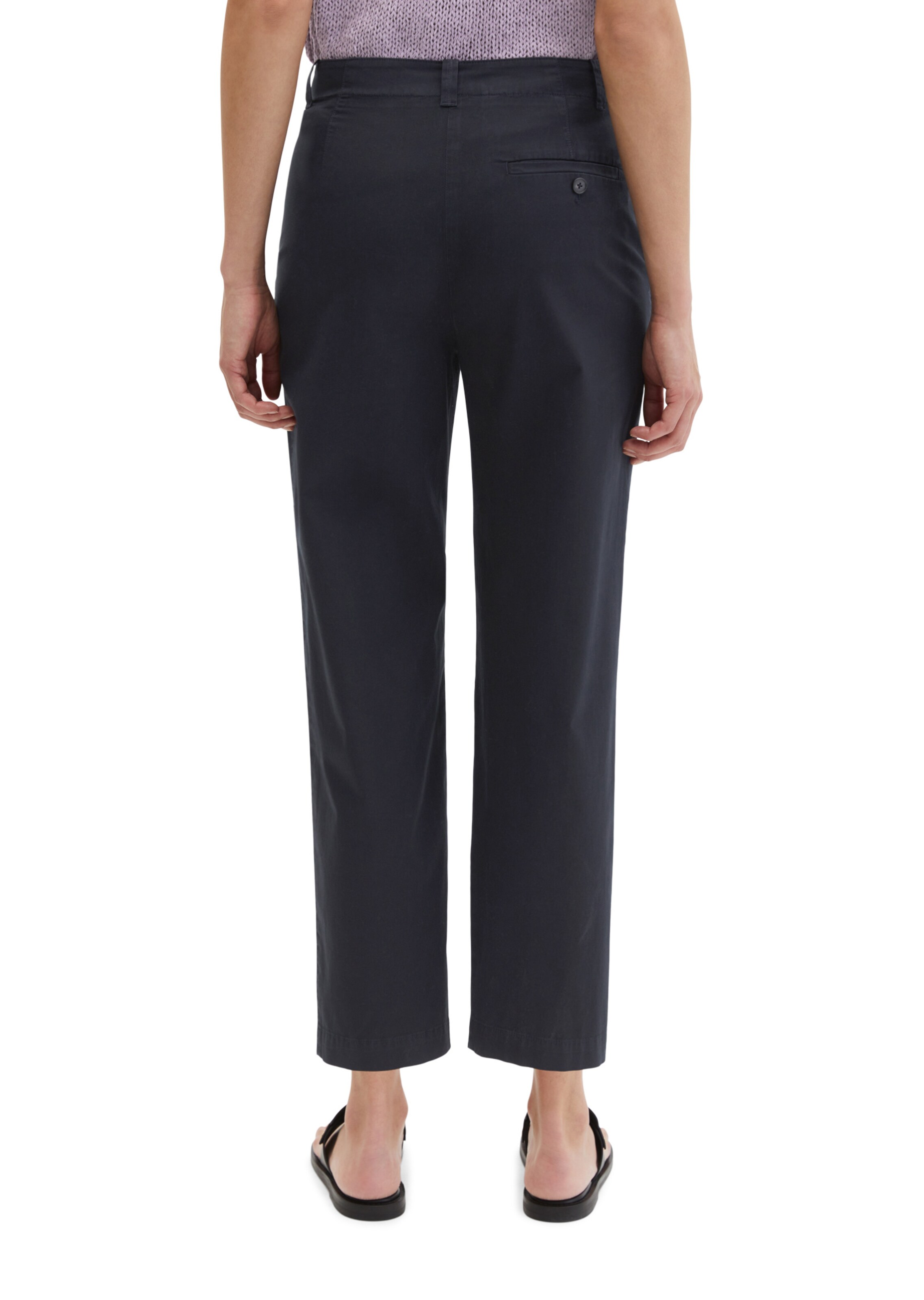 Marc O'Polo Tapered Chino 'Rimka' in Blauw