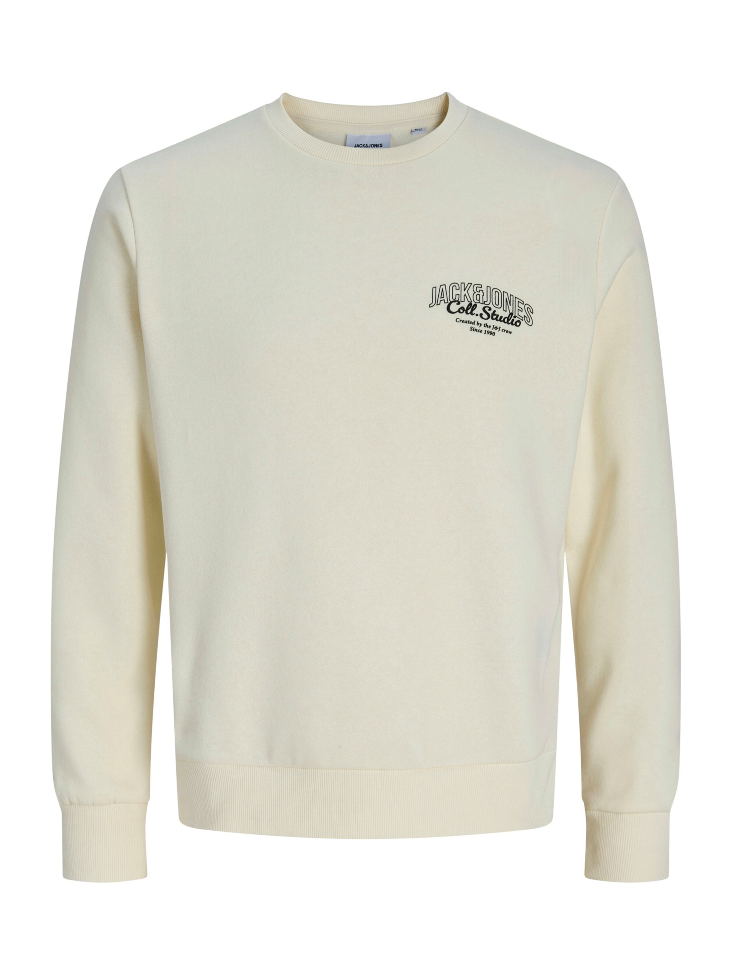 JACK & JONES - Sudadera 'JJMAKOTO' en blanco: frente