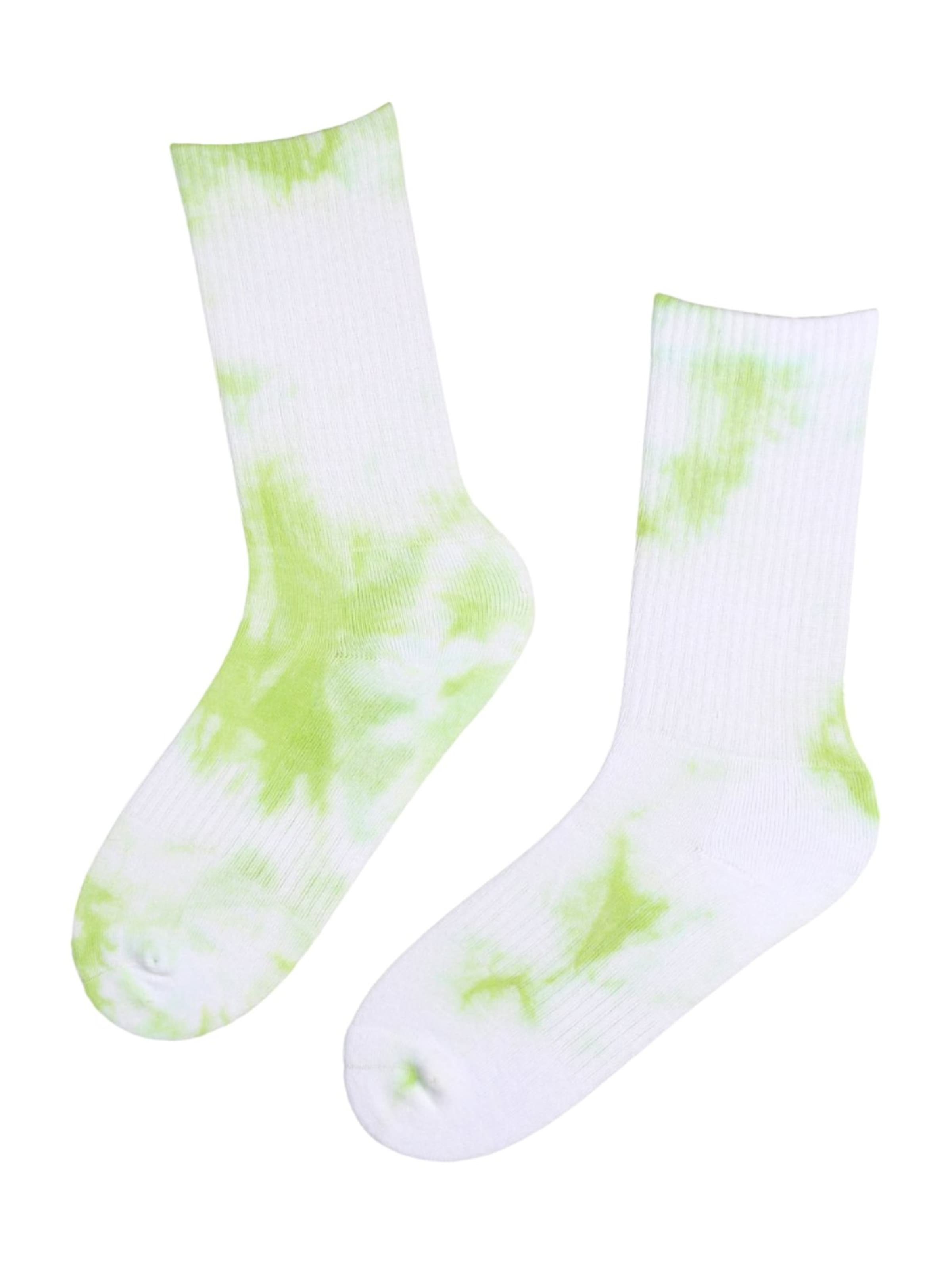 Sokisahtel Chaussettes en 36-40 en vert, Vue avec produit