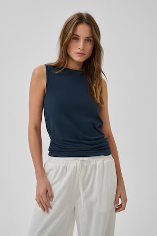 My Essential Wardrobe Top  'Vista' in Blau: Vorderseite
