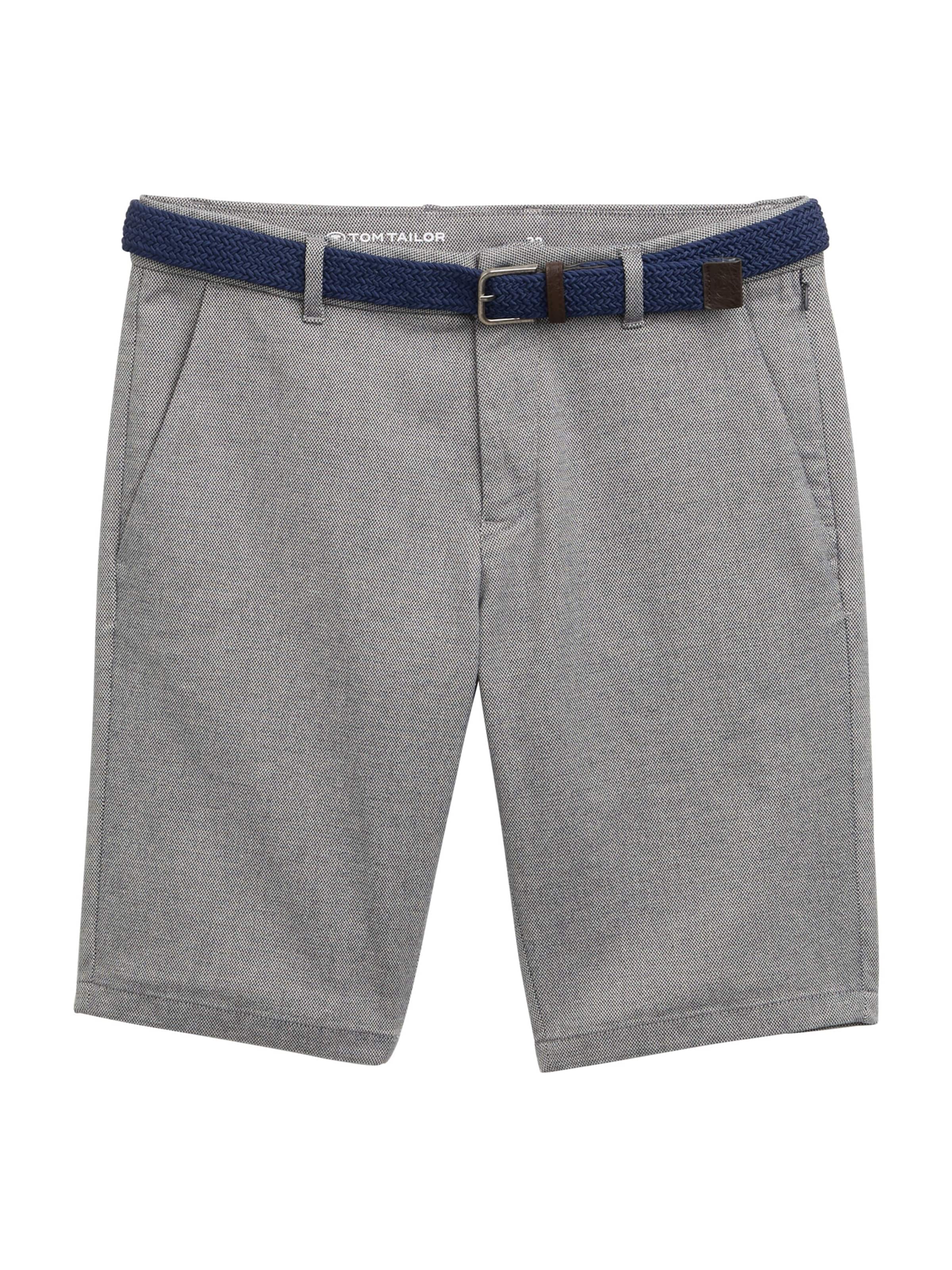 TOM TAILOR Normální Kalhoty – bílá: přední strana