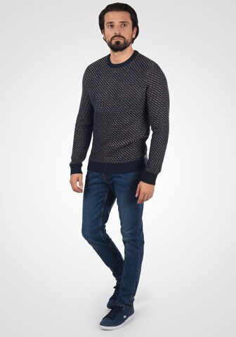 BLEND Strickpullover 'Calisto' in Blau