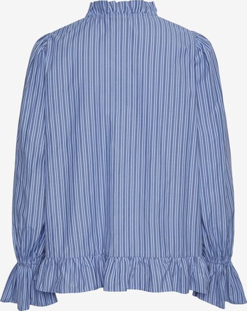 PIECES Blouse 'ASSRA' in Blauw