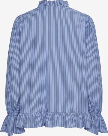 PIECES Blouse 'ASSRA' in Blauw