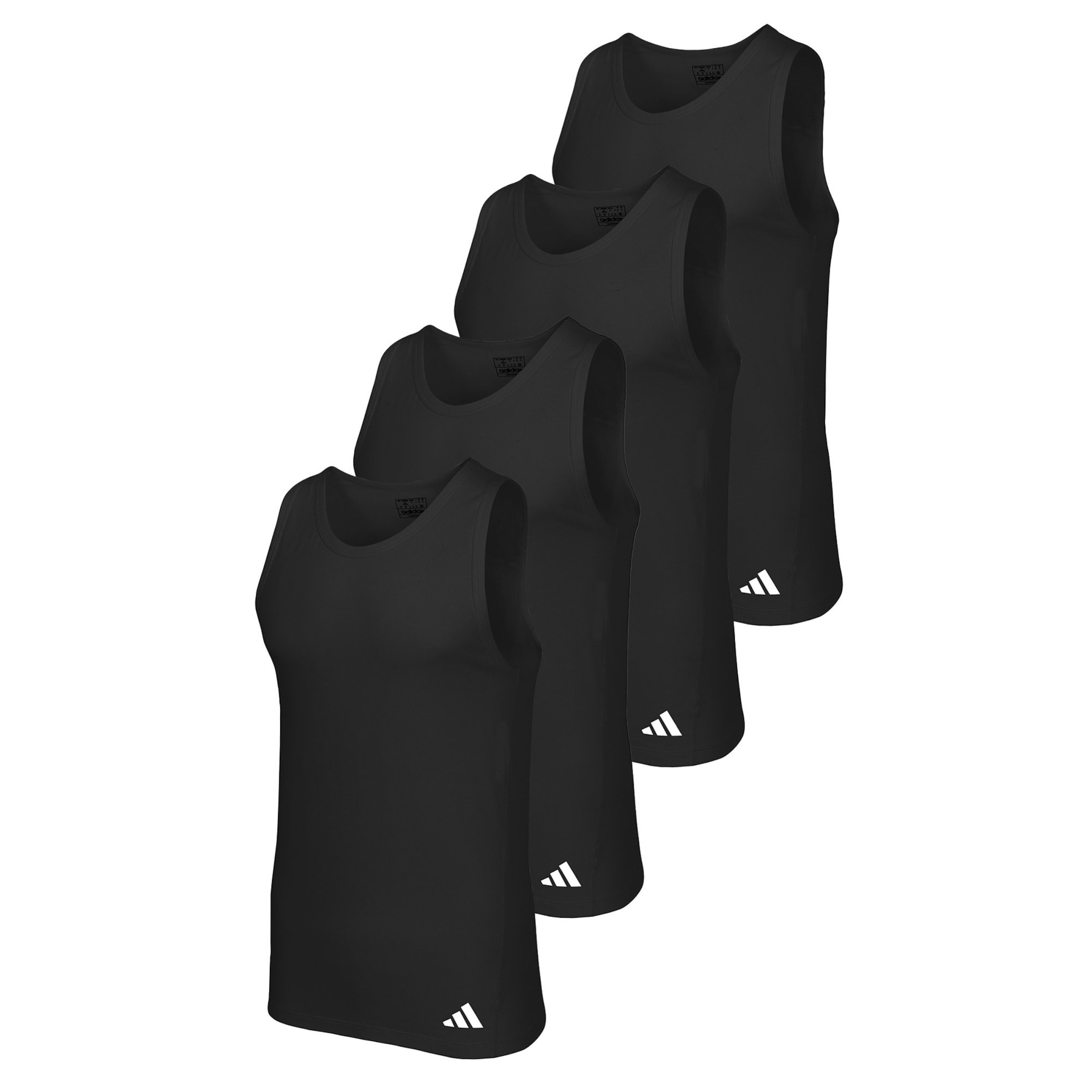 Maglietta intima di ADIDAS ORIGINALS in nero: frontale
