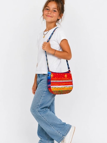 Borsa a mano 'Floral Crossbody Bag / Handbag' di Sophia Pirrera in rosso
