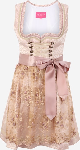 Krüger Madl Dirndl 'Rosalia' in Pink: front