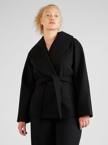 Cappotto di mezza stagione 'ANNE' di Vero Moda Curve in nero: frontale