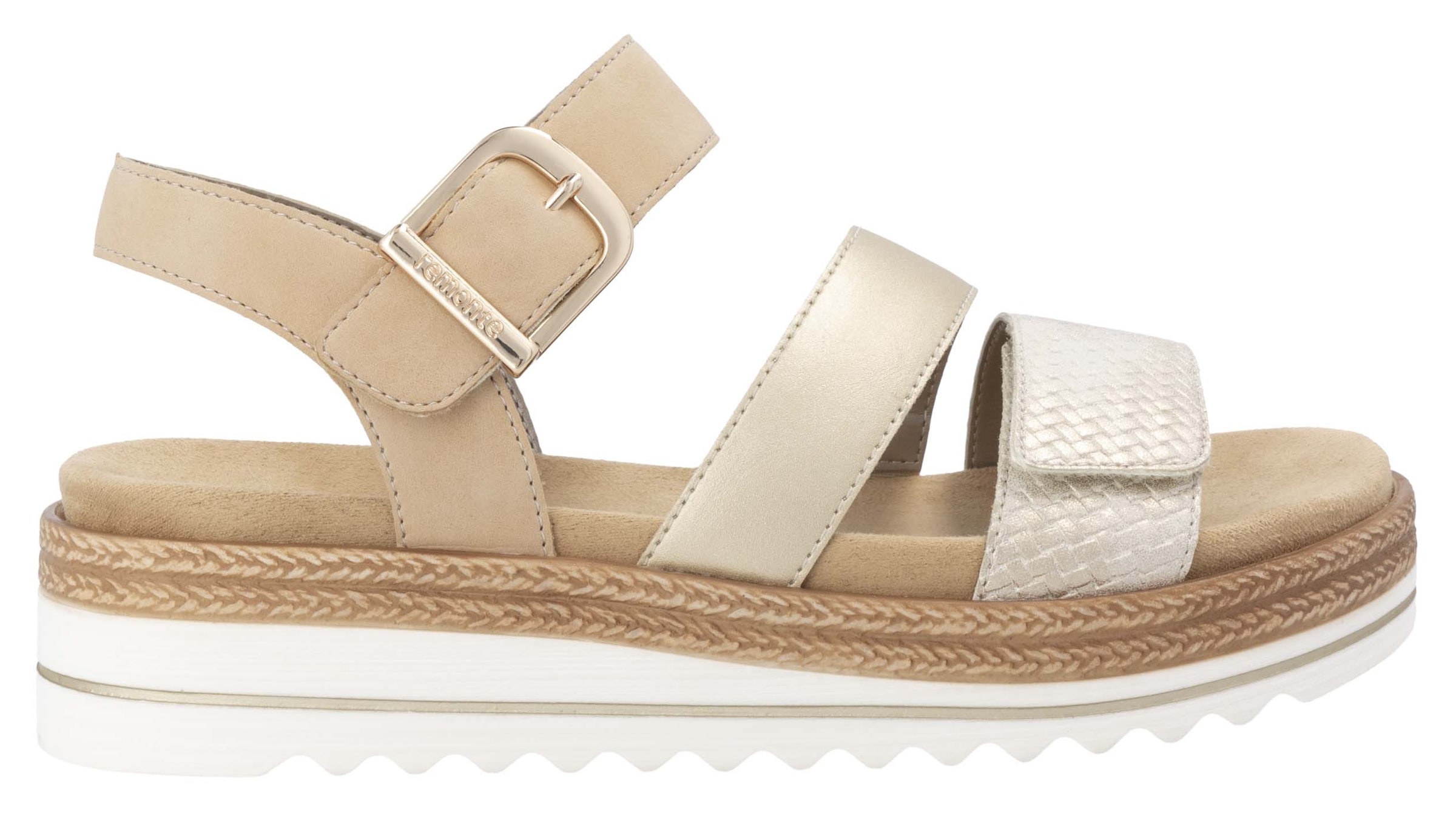 REMONTE Sandals in Beige