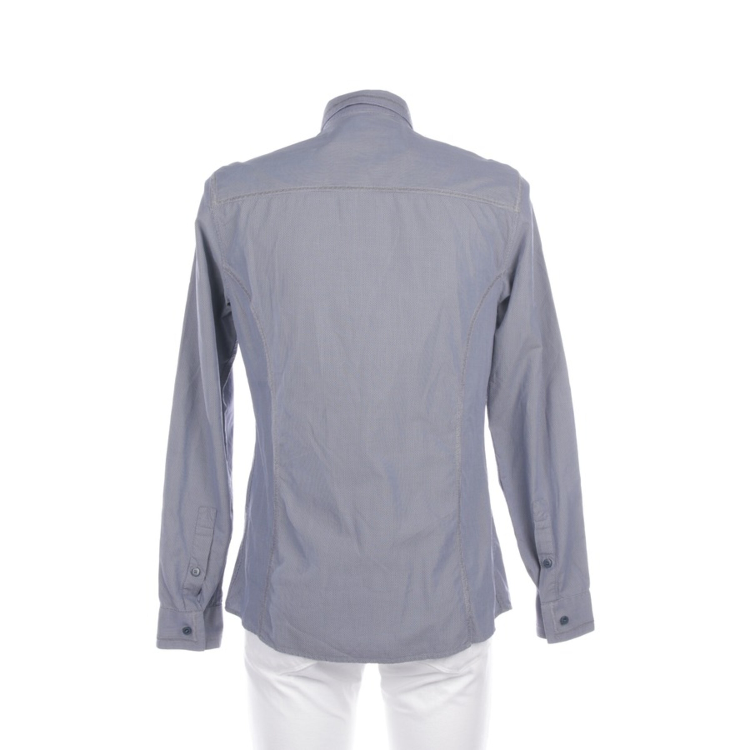 Versace Jeans Button Up Shirt in XS in Blue