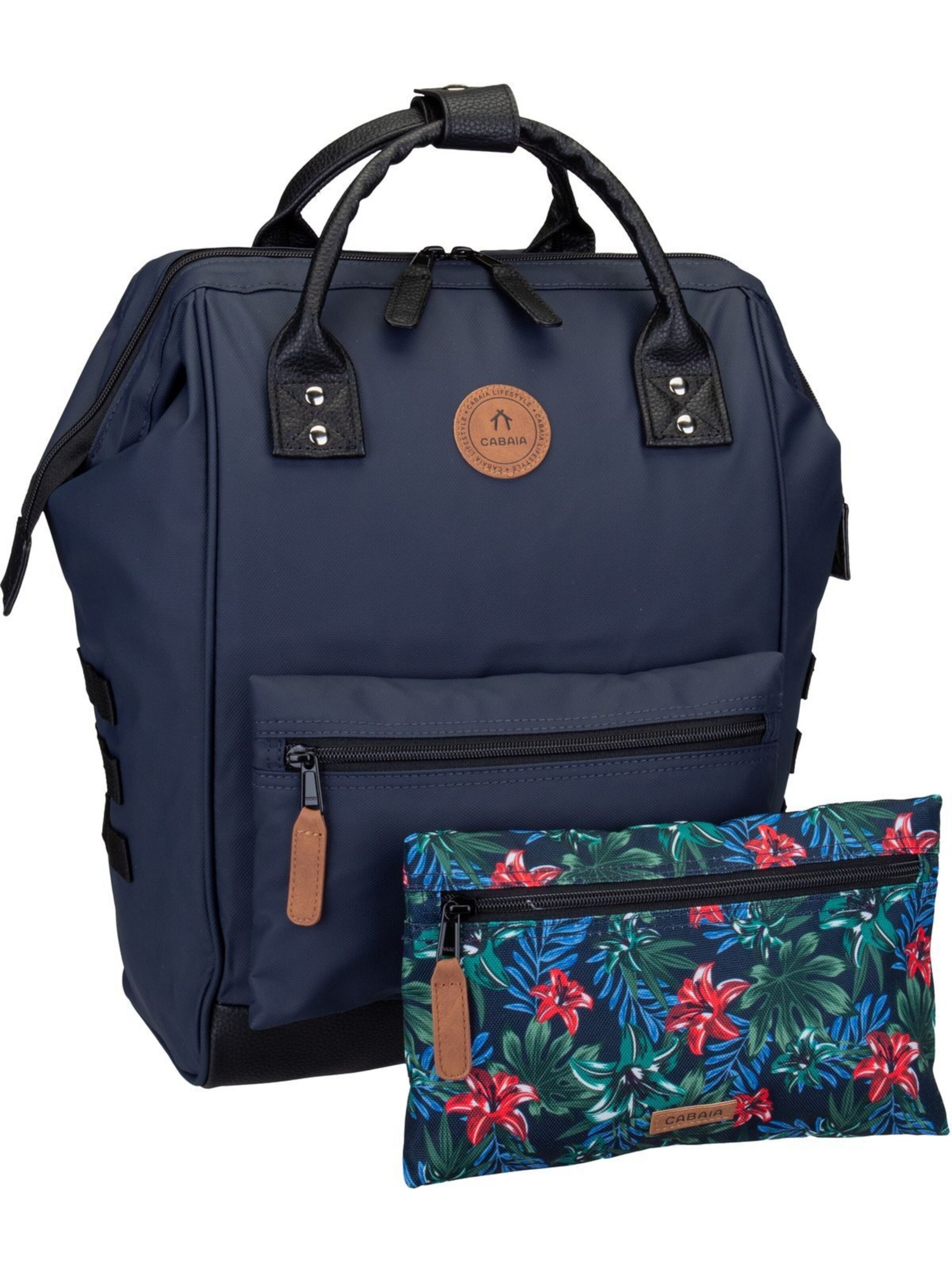 Cabaia Backpack ' Adventurer' in Blue: front