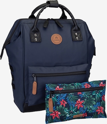 Cabaia Rucksack ' Adventurer' in Blau: Vorderseite
