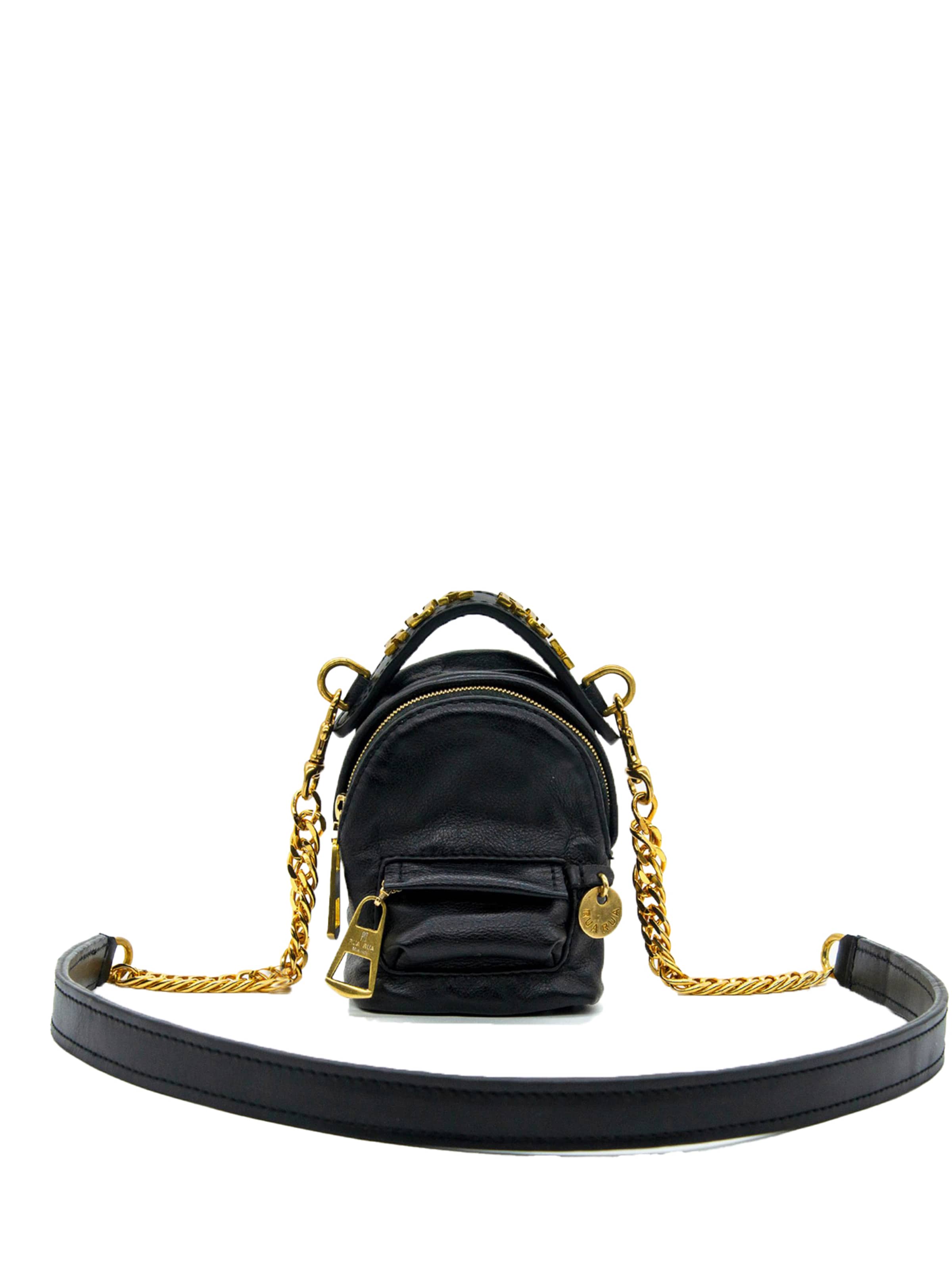 Rua & Rua Umhängetasche in Schwarz: Vorderseite