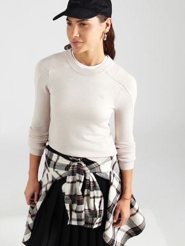 G-STAR - Jersey en beige: frente