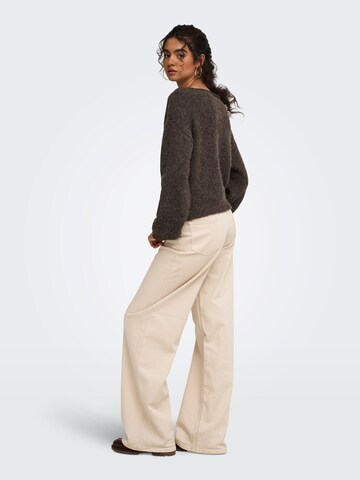 ONLY Pullover 'ONLFreja' in Braun