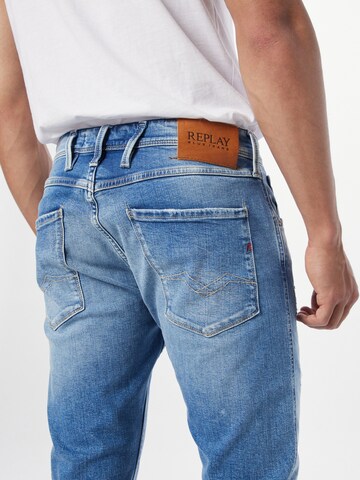 REPLAY Regular Jeans 'ANBASS' in Blauw
