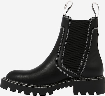 BUFFALO Chelsea boots 'Seven' i svart