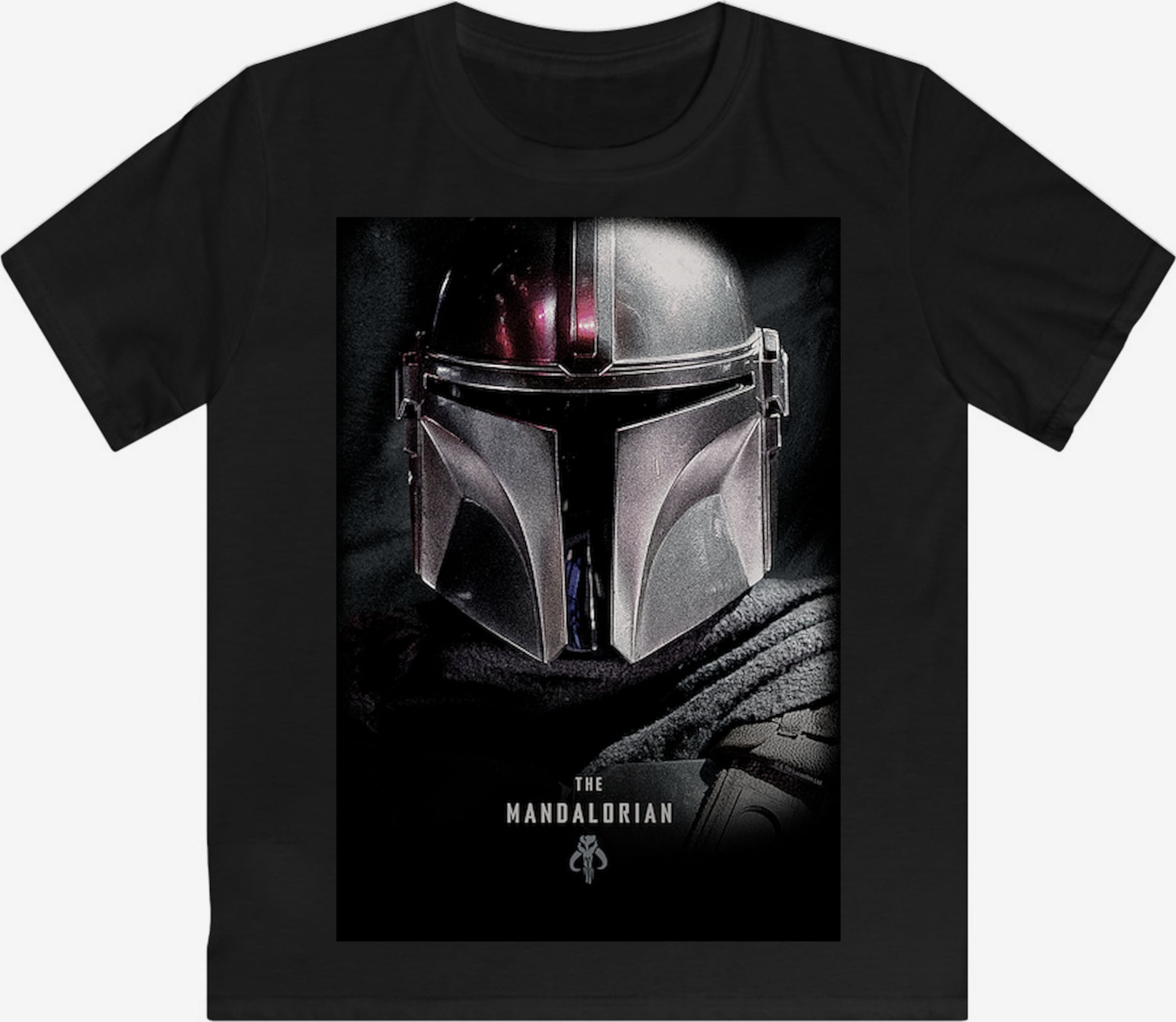 F4NT4STIC Shirt 'The Mandalorian Poster' in Black | ABOUT YOU