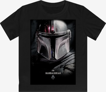 F4NT4STIC Shirt 'The Mandalorian Poster' in Black: front